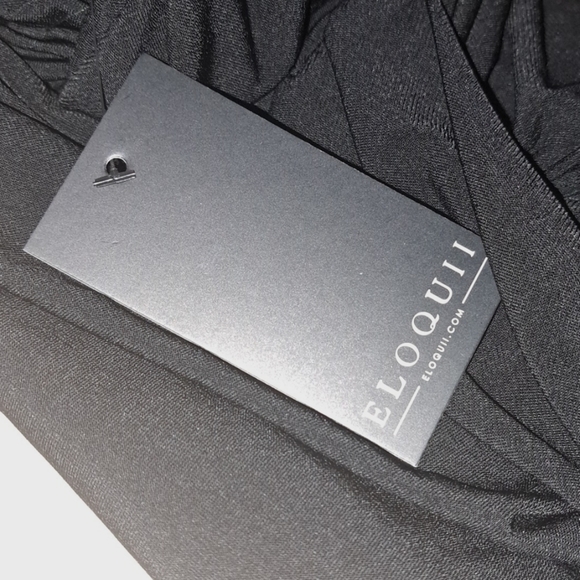 NWT ELOQUII BACK HOGH LOW DRESS - Picture 4 of 4